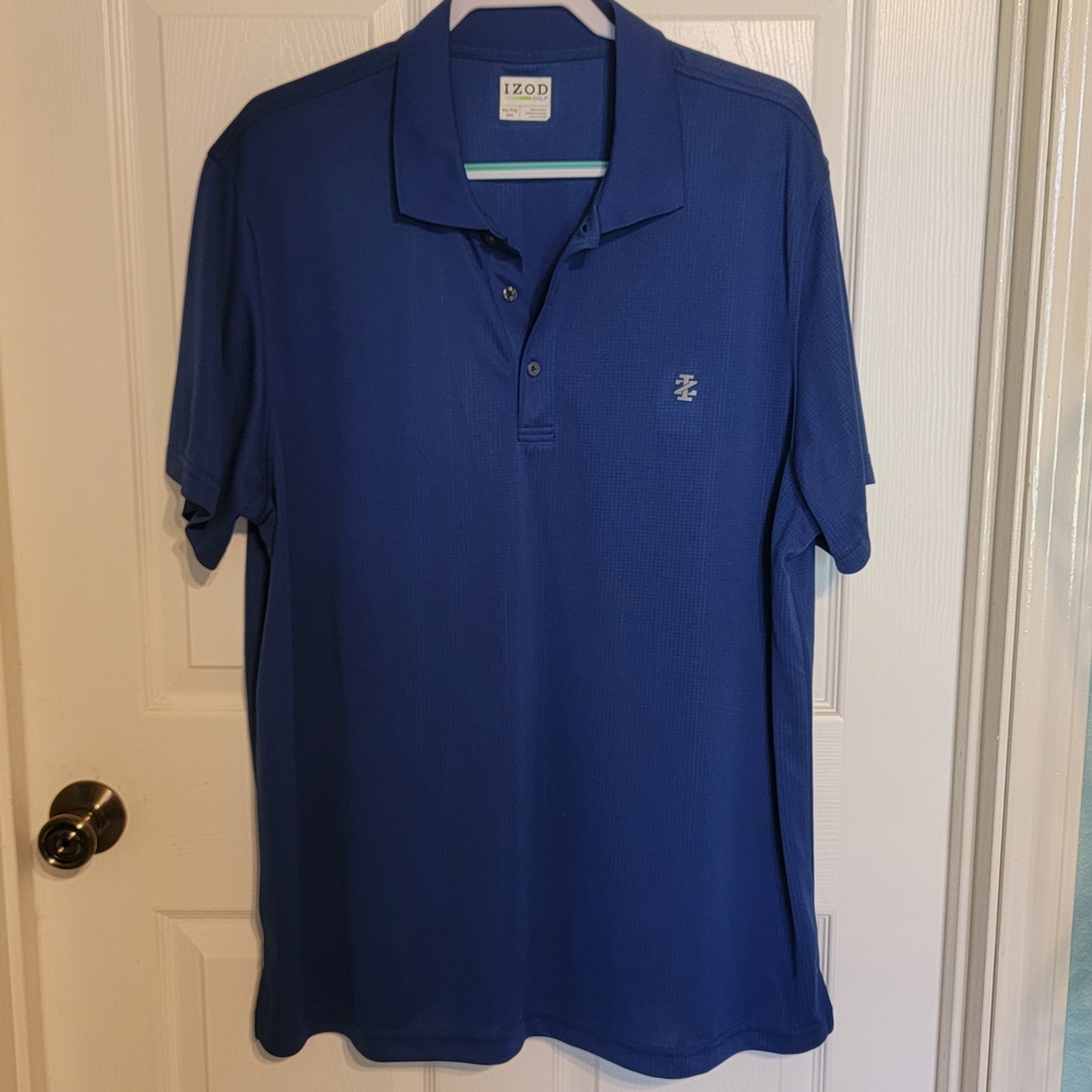 Izod Golf Men's Classic Blue Polo Shirt Men's Size XXL
